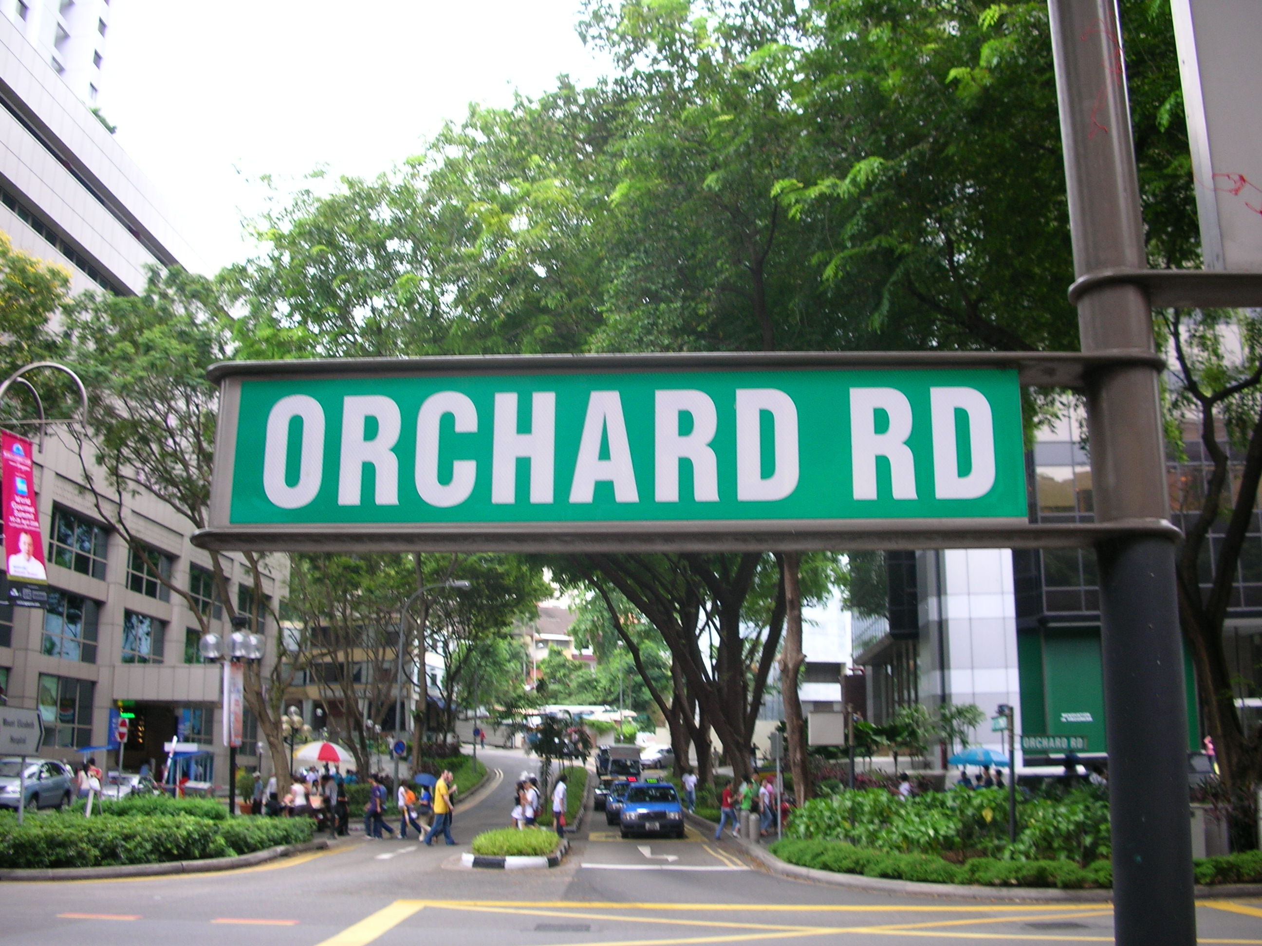 Orchard Road.